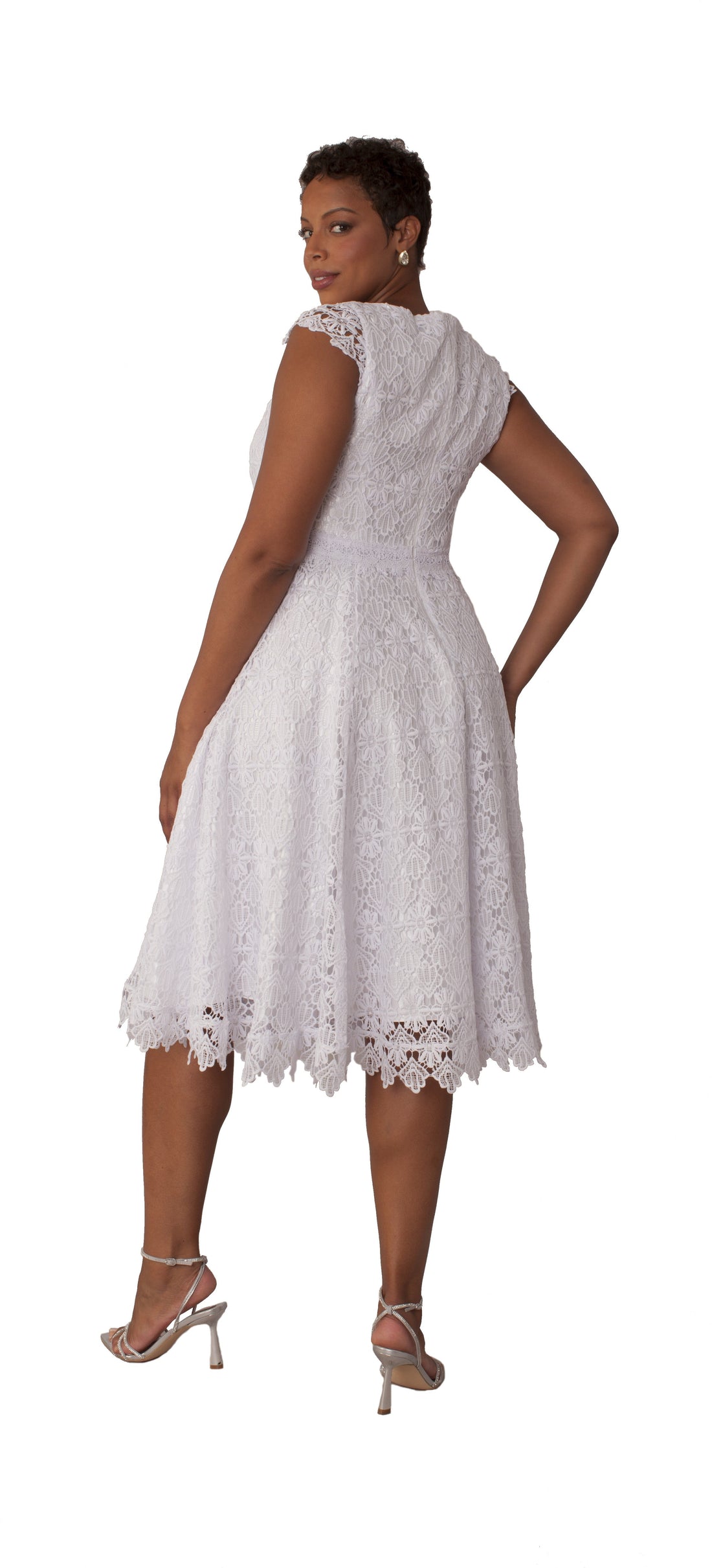 Elegant Two-Piece Lace Dress &amp; Jacket Set- 4856 by Tally Taylor