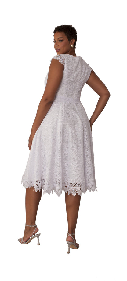 Elegant Two-Piece Lace Dress &amp; Jacket Set- 4856 by Tally Taylor