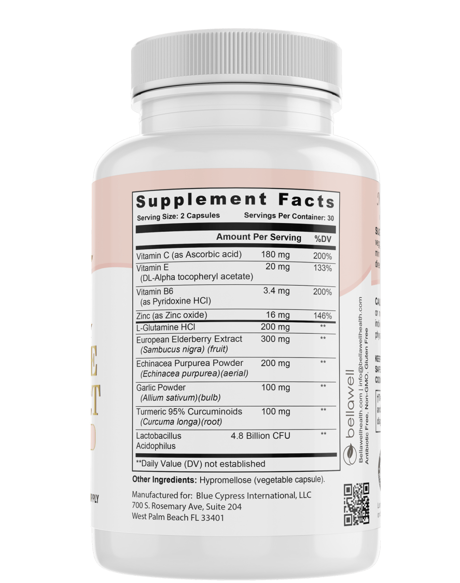 Emergency Immune Support – Daily Wellness with Probiotics by Bellawell by Bellawell Health
