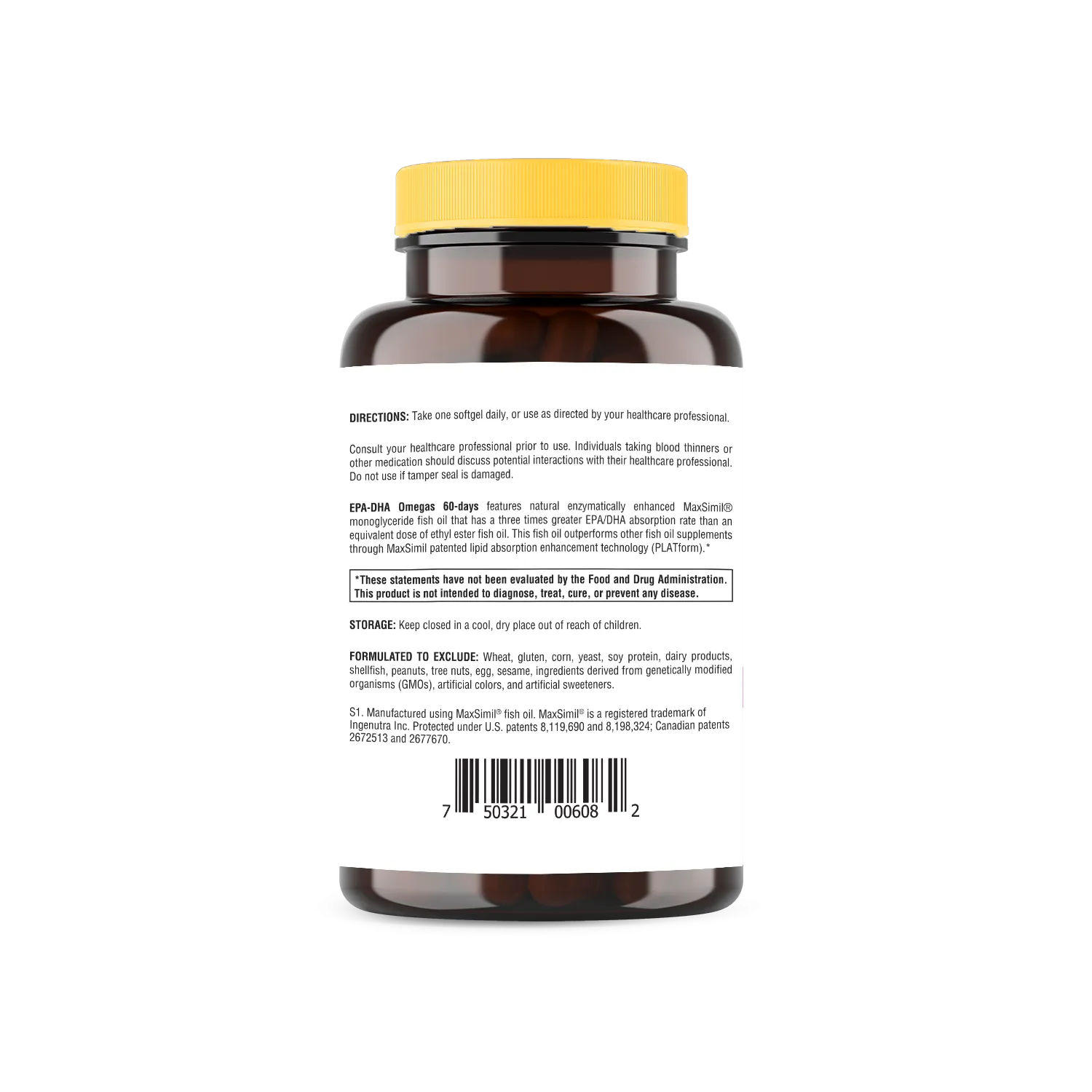 Super Omega-3 EPA/DHA Fish Oil 60 Softgels by hellohealth