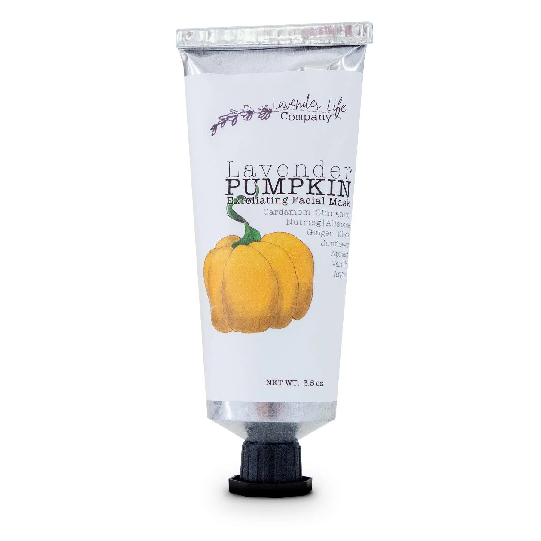 Exfoliating Facial Mask with Lavender &amp; Pumpkin by Lavender Life Company