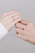 Sparkala™ Minimalist Rhodium-Plated Ring Set by Sparkala