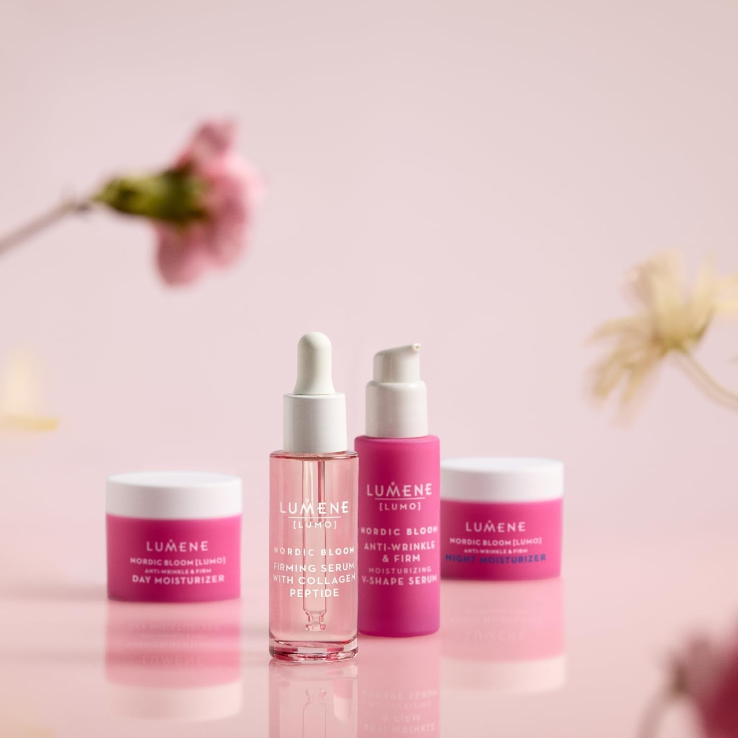 [Lumo] Vegan Collagen Face Serum - Firming Peptide Serum Formulated with Hyaluronic Acid for Smoother, Plump-Looking Skin - Helps to Reduce the Appearance of Fine Lines + Wrinkles (1 Fl Oz) by Korean Skin Care