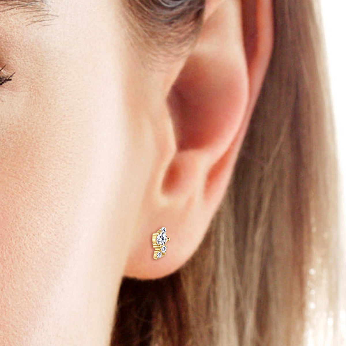 Pure Sterling Silver Sparkala™ Stud Earrings by Sparkala