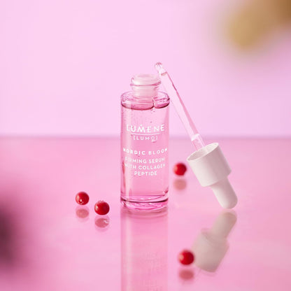 [Lumo] Vegan Collagen Face Serum - Firming Peptide Serum Formulated with Hyaluronic Acid for Smoother, Plump-Looking Skin - Helps to Reduce the Appearance of Fine Lines + Wrinkles (1 Fl Oz) by Korean Skin Care