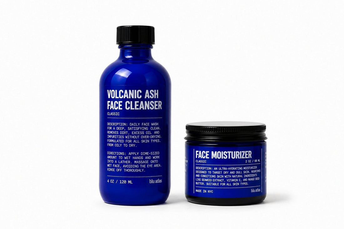 Face Essentials (Cleanser + Moisturizer) by Blu Atlas