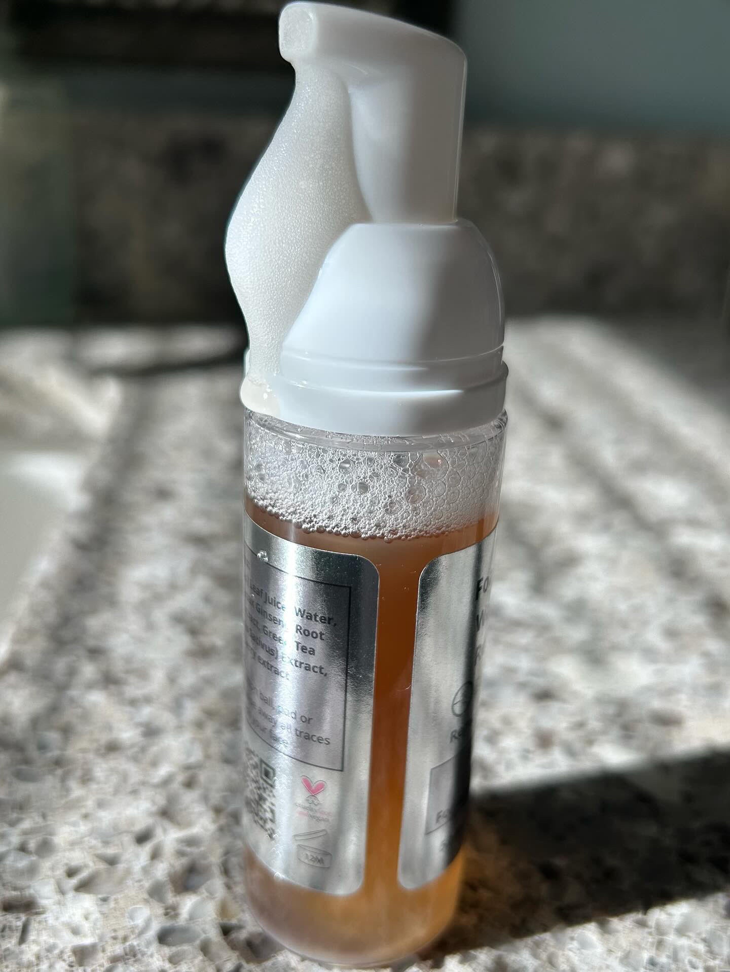Gentle Foaming Facial Cleanser – Aloe, Apple &amp; Ashwagandha for All Skin Types