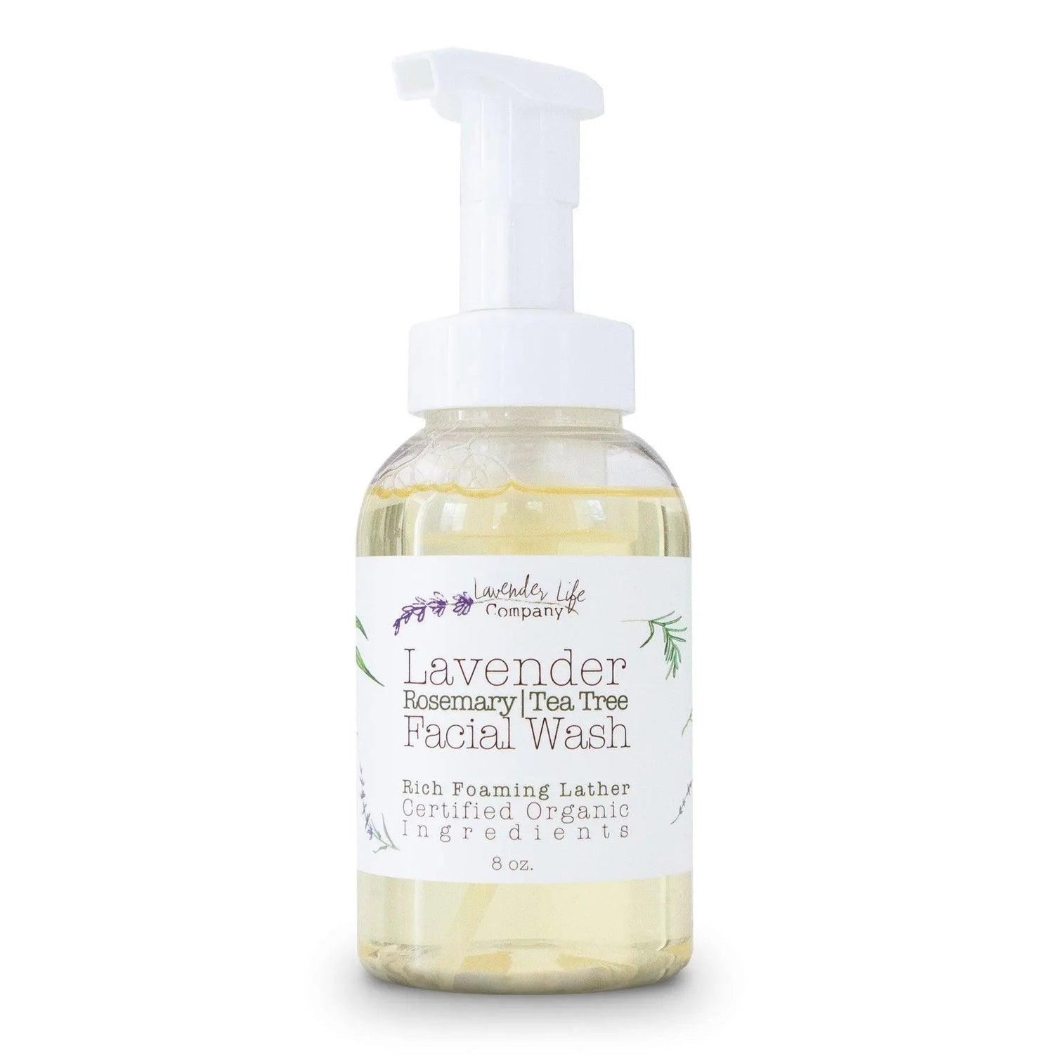Facial Wash with Lavender, Rosemary &amp; Tea Tree by Lavender Life Company