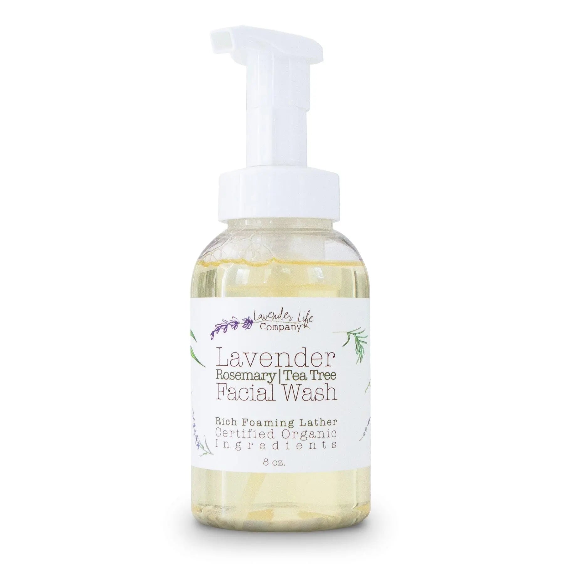 Facial Wash with Lavender, Rosemary &amp; Tea Tree by Lavender Life Company