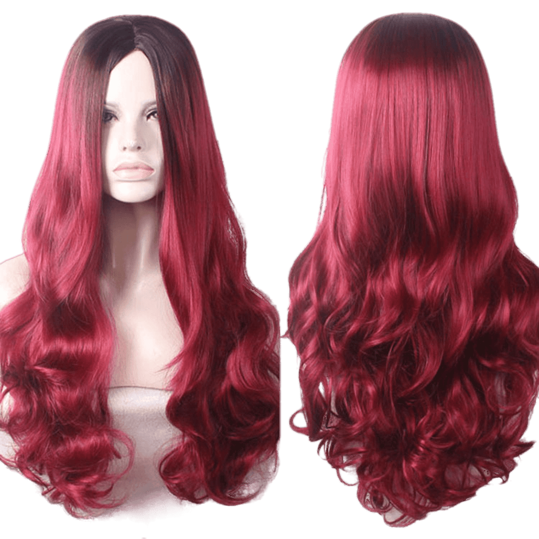VIP Extensions Fashion Synthetic Wig, Long Wavy Hair