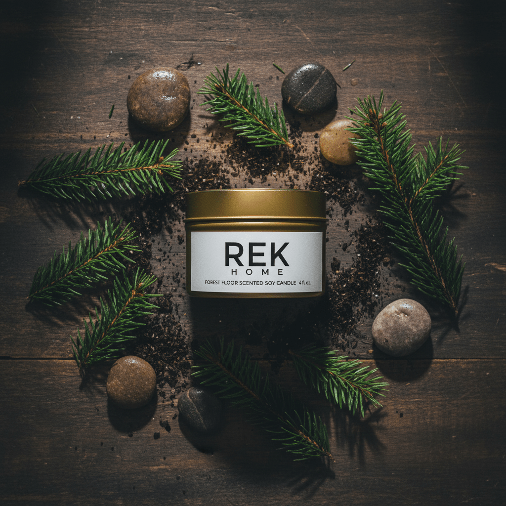 Forest Floor Soy Candle by REK Cosmetics