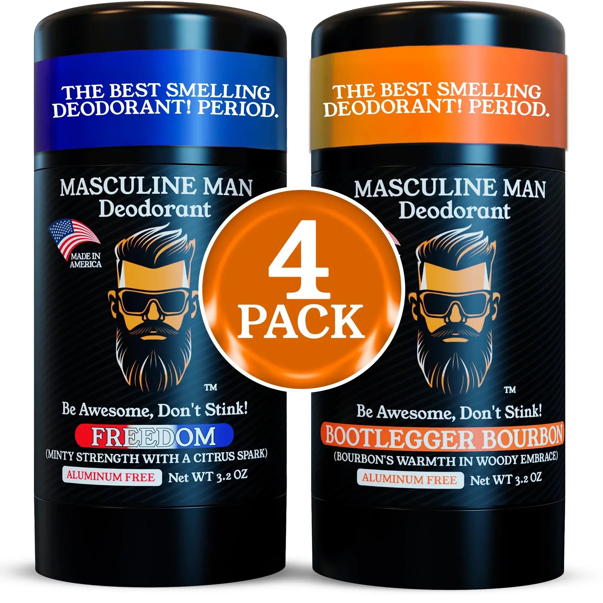 ALPHA SAVER PACK (4 DEODORANTS) by Masculine Man