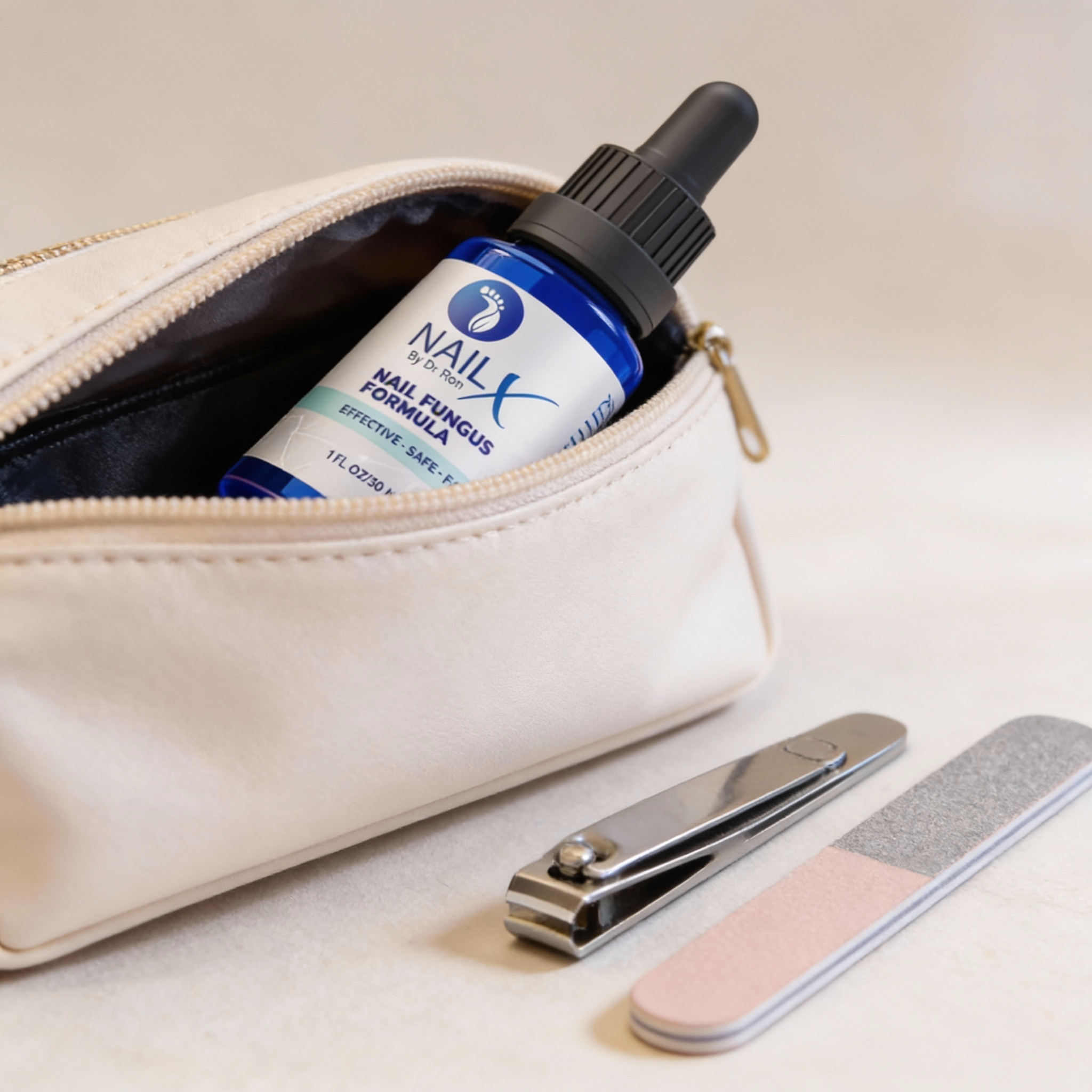 NailX Topical Nail Solution – Repair for Discolored, Damaged &amp; Fungal-Prone Nails by Foot Butter by Dr Ron