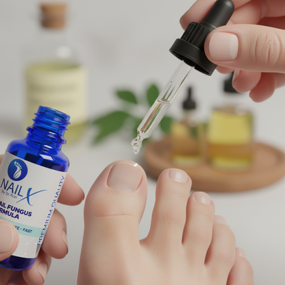 NailX Topical Nail Solution – Repair for Discolored, Damaged &amp; Fungal-Prone Nails by Foot Butter by Dr Ron