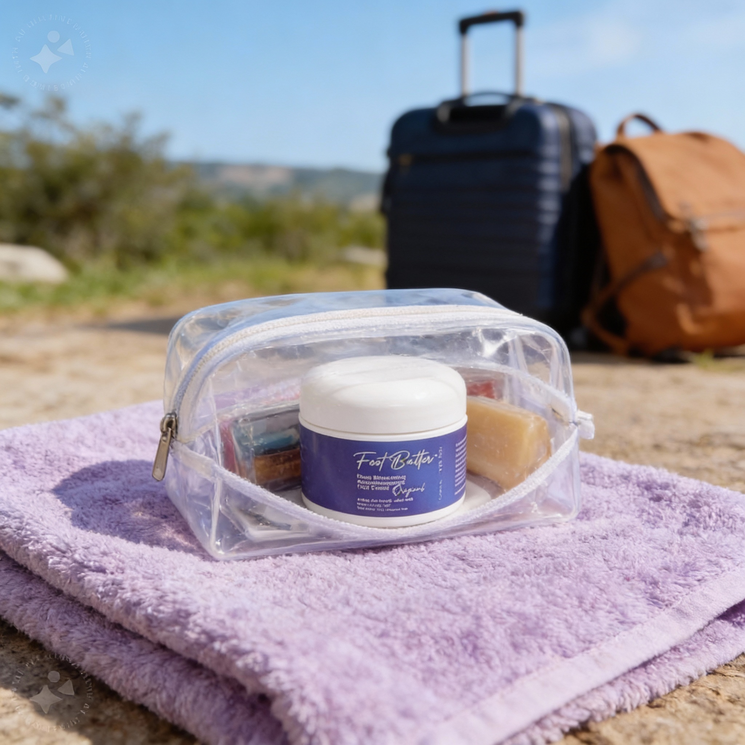 Lavender Jasmine Foot Butter Cream 1 oz – Travel Size Deep Moisture by Foot Butter by Dr Ron