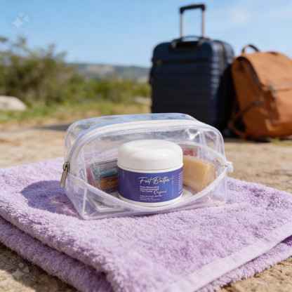 Lavender Jasmine Foot Butter Cream 1 oz – Travel Size Deep Moisture by Foot Butter by Dr Ron