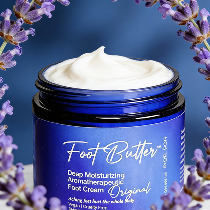 Lavender &amp; Jasmine Foot Butter – Deep Moisturizing Foot Cream for Dry, Tired Feet by Foot Butter by Dr Ron