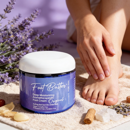 Lavender &amp; Jasmine Foot Butter – Deep Moisturizing Foot Cream for Dry, Tired Feet by Foot Butter by Dr Ron
