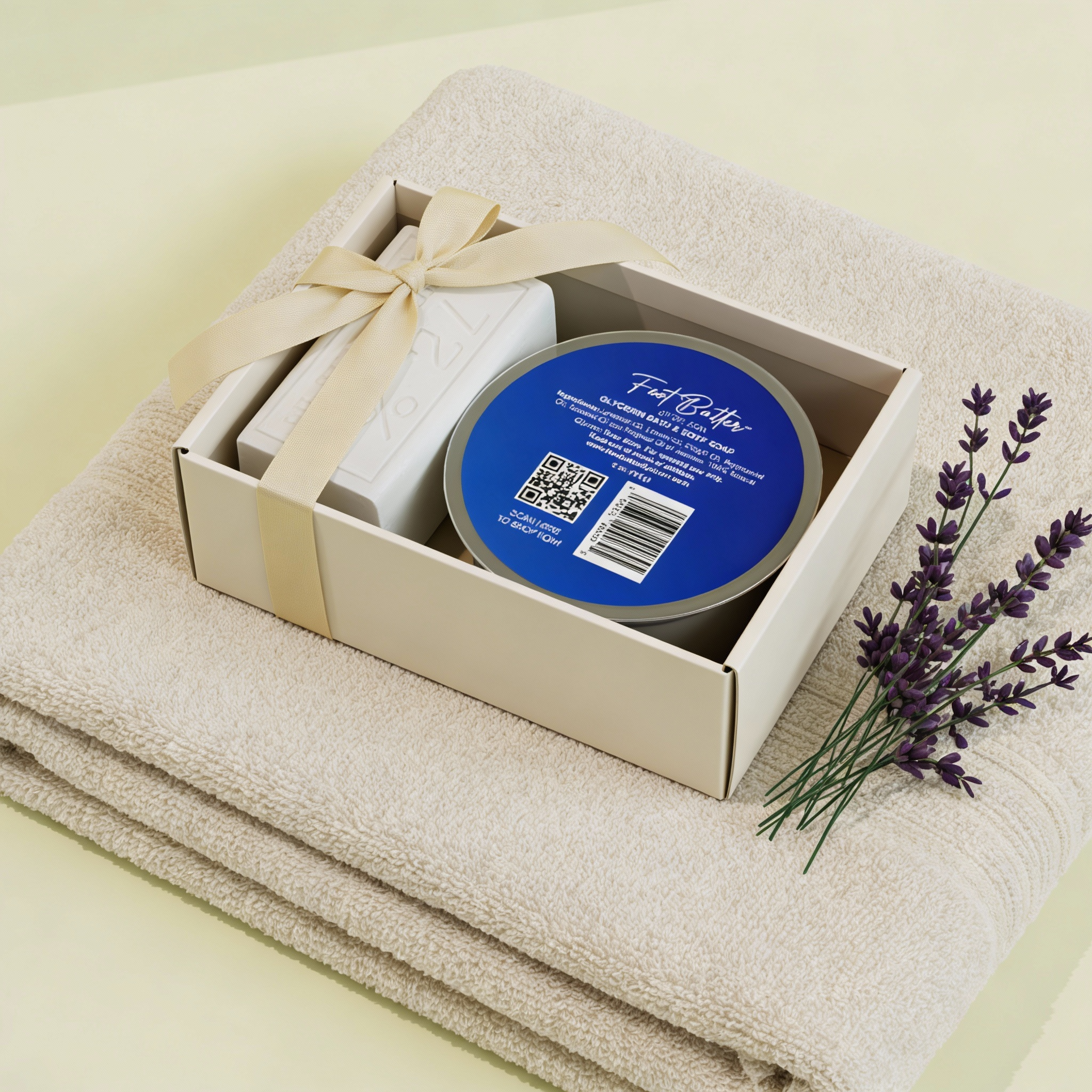 Lavender Glycerin Bath &amp; Body Soap – Hydrating, Gentle, Moisturizing Cleanser by Foot Butter by Dr Ron