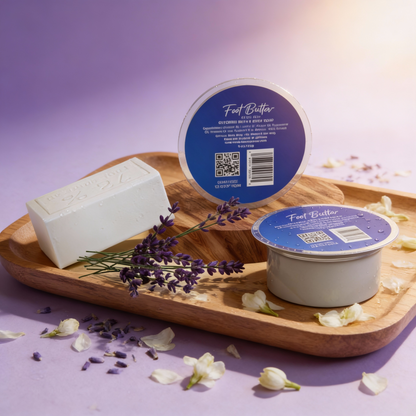 Lavender Glycerin Bath &amp; Body Soap – Hydrating, Gentle, Moisturizing Cleanser by Foot Butter by Dr Ron