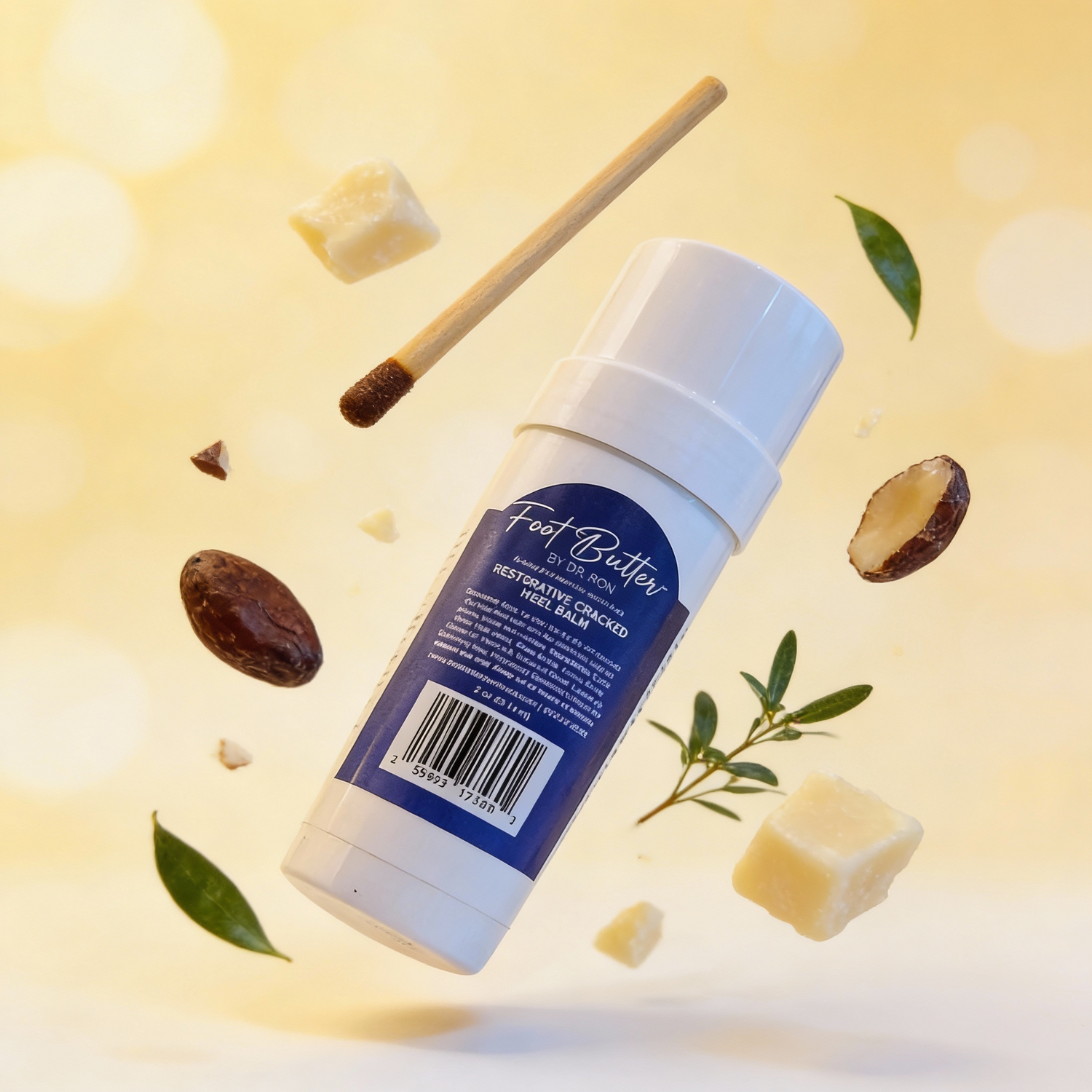 2 oz Cracked Heel Repair Balm – Restorative Moisturizer for Dry, Cracked Feet by Foot Butter by Dr Ron
