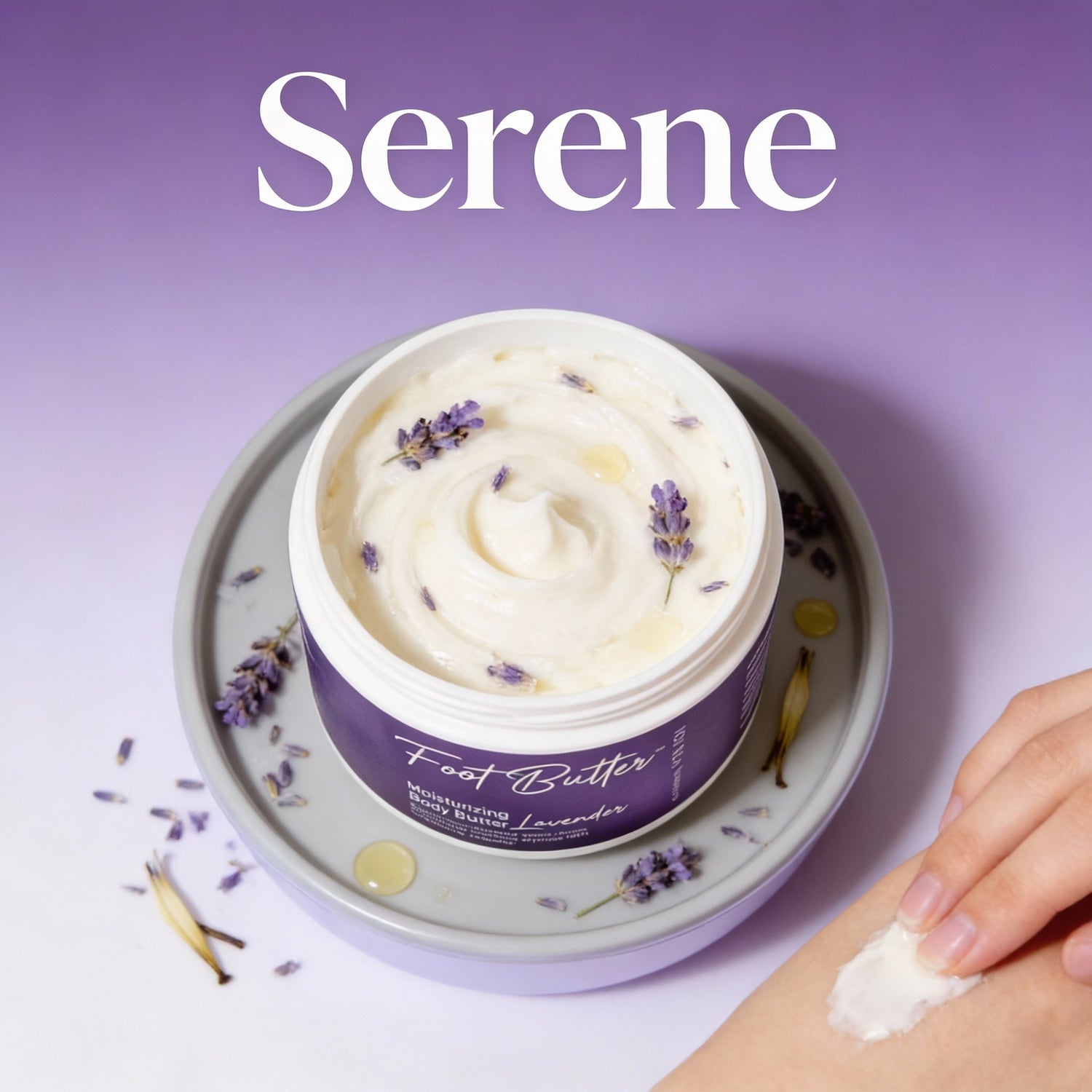 Lavender Moisturizing Body Butter – Deep Hydration for Dry Skin &amp; Tired Feet by Foot Butter by Dr Ron