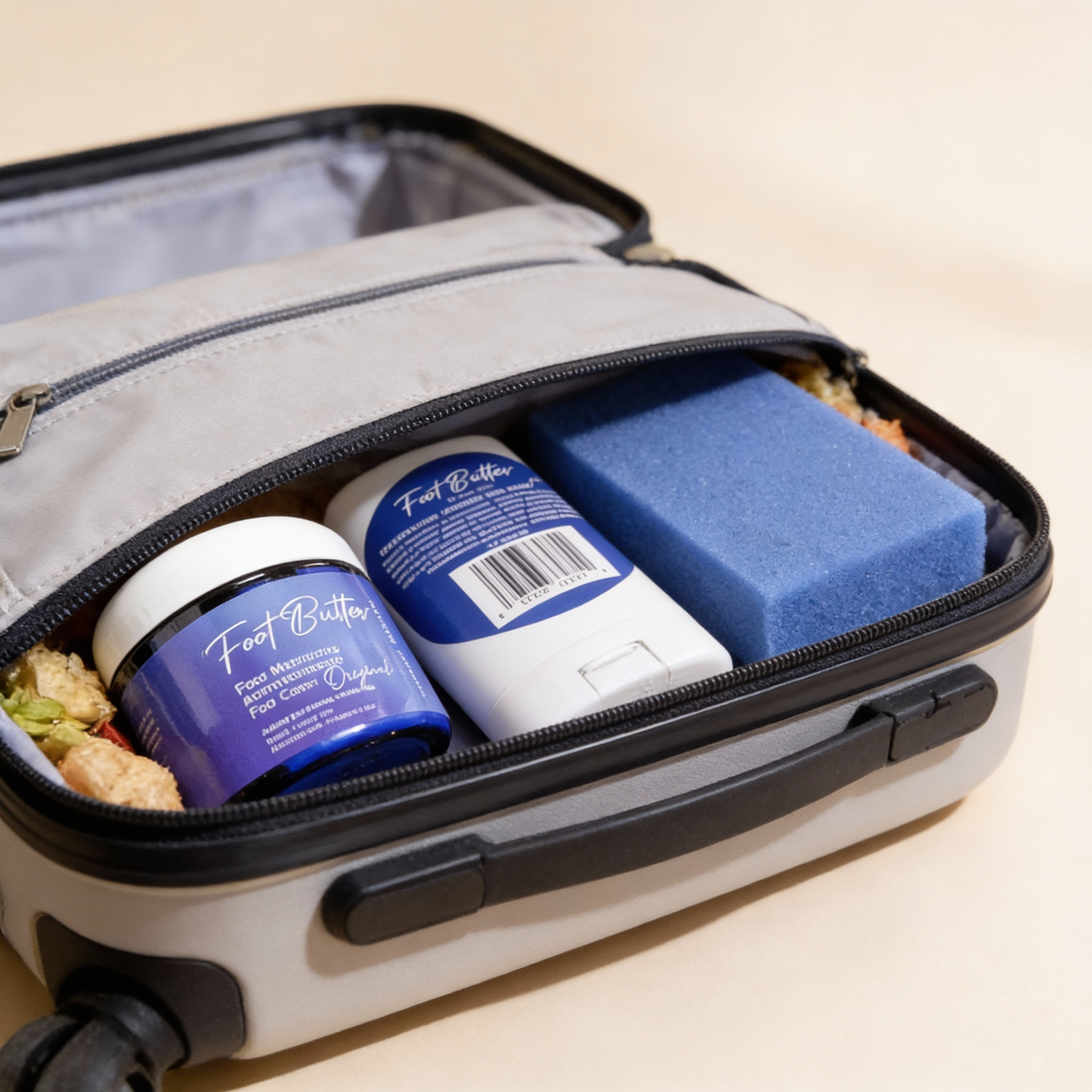 Foot Butter Travel Set – Mini Moisturizers &amp; Pumice Scrub by Foot Butter by Dr Ron