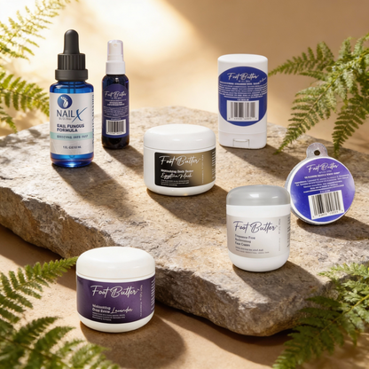 Ultimate Foot &amp; Body Care Bundle – Foot Butter Creams, Body Butter, Heel Balm, Cooling Spray, Nail Repair &amp; Bath Soap by Foot Butter by Dr Ron