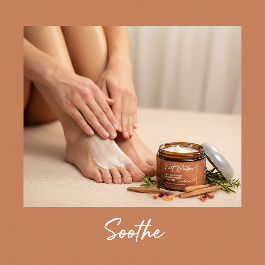 Sandalwood Foot Butter – Deep Moisturizing Foot Cream for Dry, Rough Skin by Foot Butter by Dr Ron
