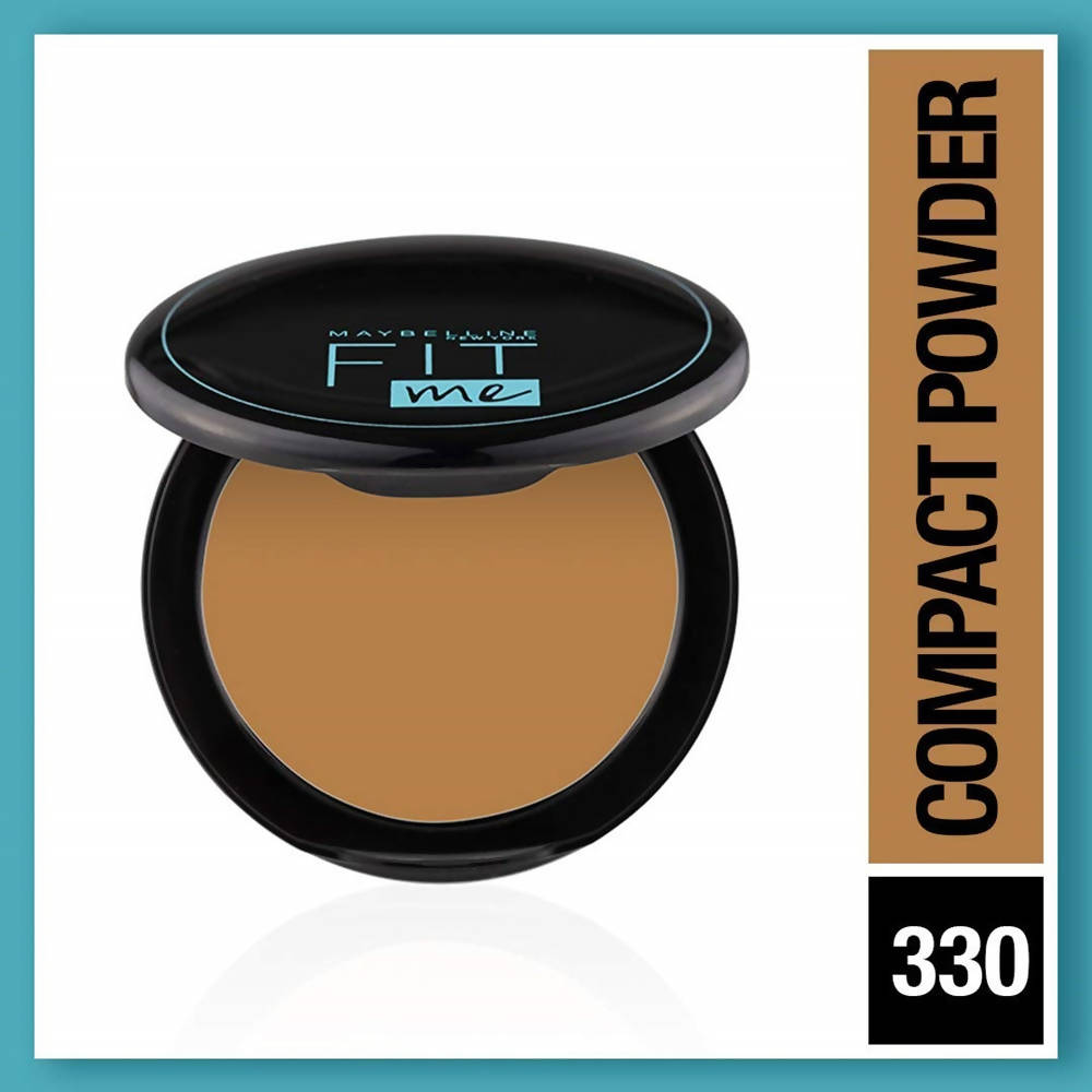 Maybelline New York Fit Me 12Hr Oil Control Compact, 330 Toffee (8 Gm) by Dista