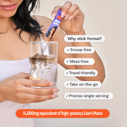 Organic Lion’s Mane Mushroom Powder by FreshCap Mushrooms
