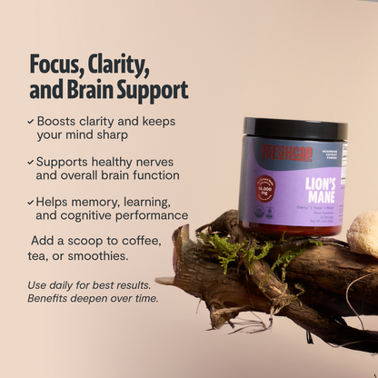 Organic Mushroom Complex Supplement Capsules by FreshCap Mushrooms