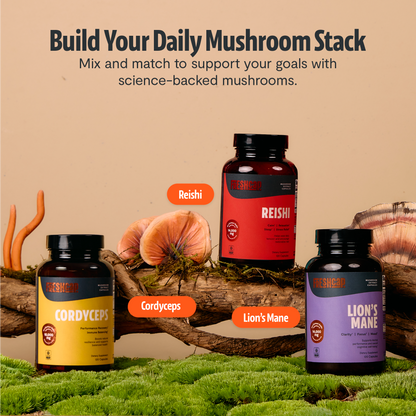 Organic Reishi Mushroom Capsules by FreshCap Mushrooms
