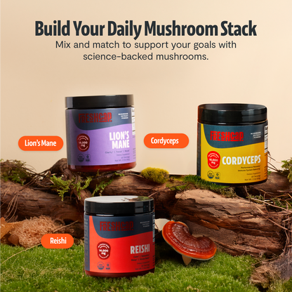 Organic Reishi Mushroom Powder by FreshCap Mushrooms