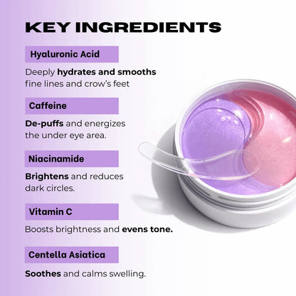 Caffeine Hydrogel Eye Patch (60 pcs) by Skynflow