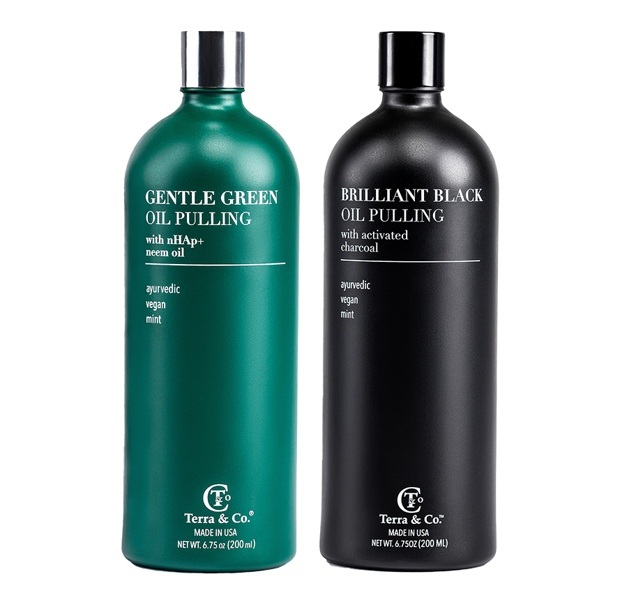 Gentle Green Oil Pulling Mouthwash – Enamel Support &amp; Gum Health by Terra &amp; Co.