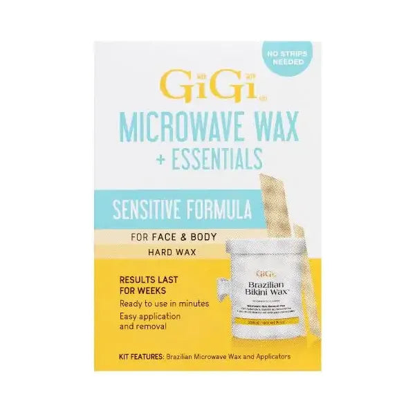 GiGi Brazilian Sensitive Microwave Wax Kit - 8 Oz by Pasteur Pharmacy