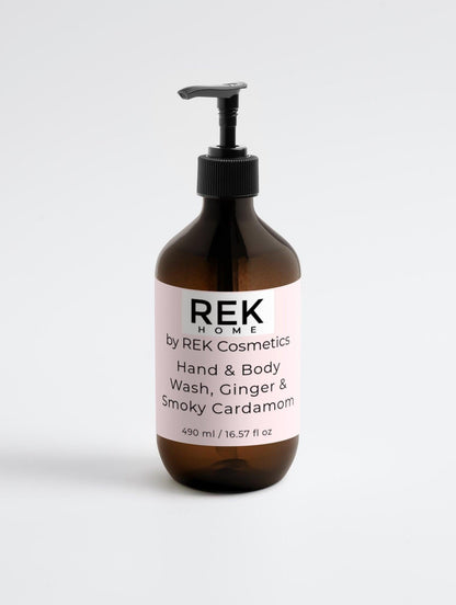 Ginger &amp; Smoky Cardamom Hand &amp; Body Wash by REK Cosmetics