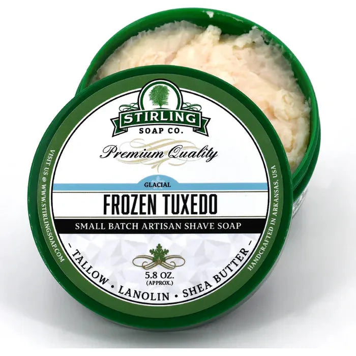 Stirling Soap Co. Frozen Tuxedo Glacial Shaving Collection by Pasteur Pharmacy