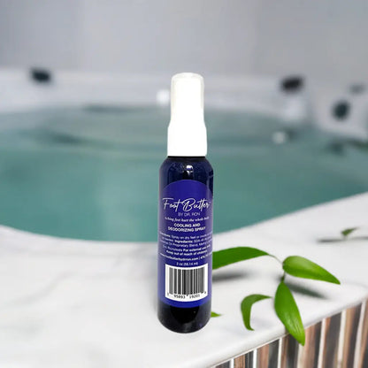 Lavender Cooling &amp; Deodorizing Foot Spray – 2 oz Freshness &amp; Odor Control by Foot Butter by Dr Ron