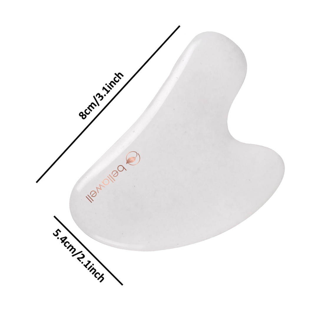 Gua-sha White Jade by Bellawell Health