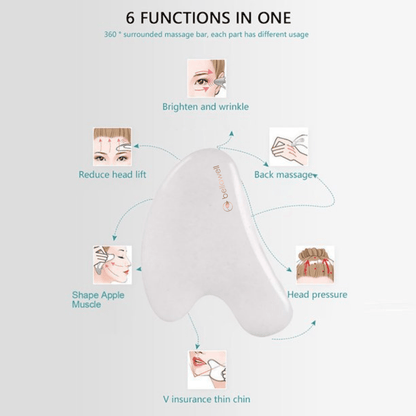 Gua-sha White Jade by Bellawell Health