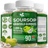 Premium 90 Soursop Graviola Gummies by FreshDrinkUS - Natural and Premium Herbal Tea