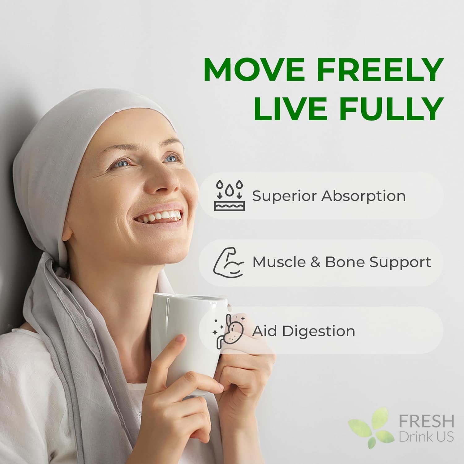 Premium 90 Soursop Graviola Gummies by FreshDrinkUS - Natural and Premium Herbal Tea