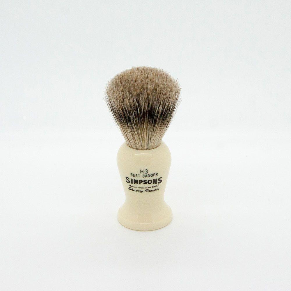 Simpsons Harvard H3 Best Badger Shaving Brush by Pasteur Pharmacy