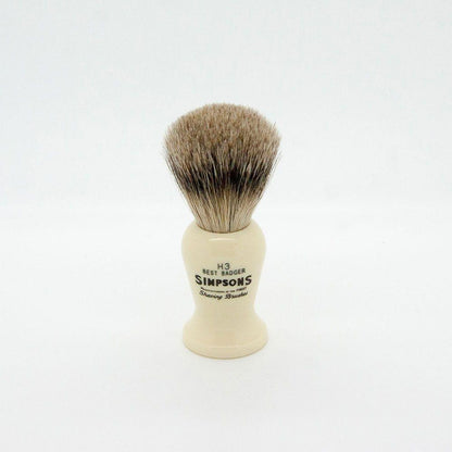 Simpsons Harvard H3 Best Badger Shaving Brush by Pasteur Pharmacy