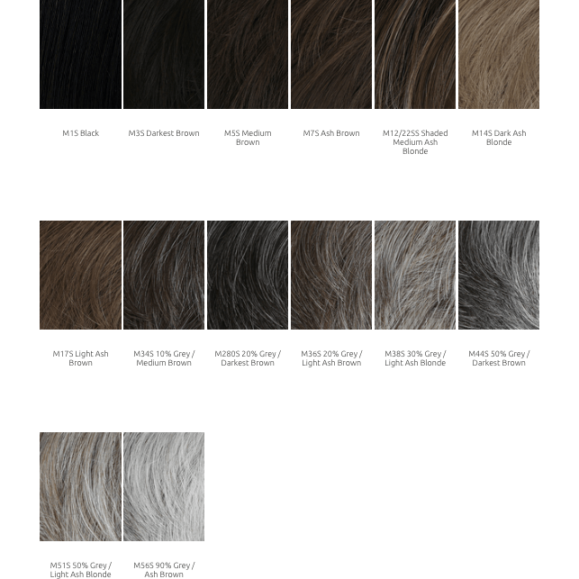 HairUWear HIM Collection Sharp Wig