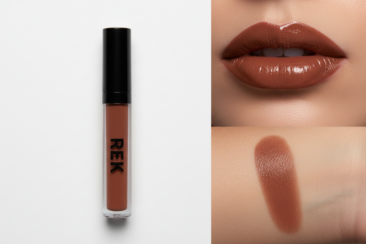 Haute Cocoa Deep Cocoa Brown Matte Liquid Lipstick by REK Cosmetics