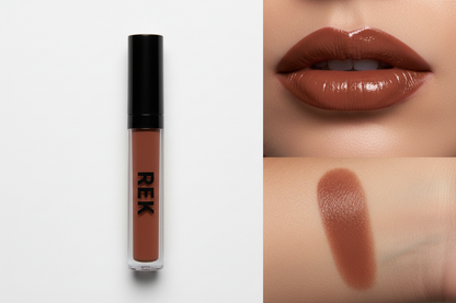 Haute Cocoa Deep Cocoa Brown Matte Liquid Lipstick by REK Cosmetics