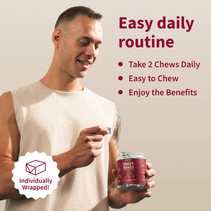 Heart Beets Chews by Snap Supplements